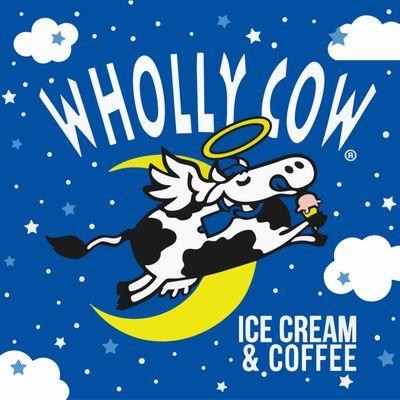 Wholly Cow Ice Cream and Coffee Johns Island South Carolina shop logo