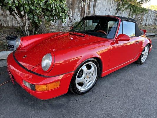 Porsche 911 1990 Got Polished + got a 2 Year Ceramic Coating Protection  Looks Glossy