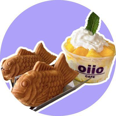 Mango Bingsoo with Taiyaki!!