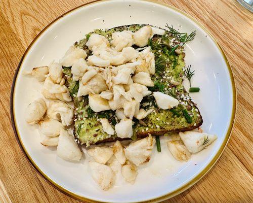 Millennial Avocado-Crab Toast