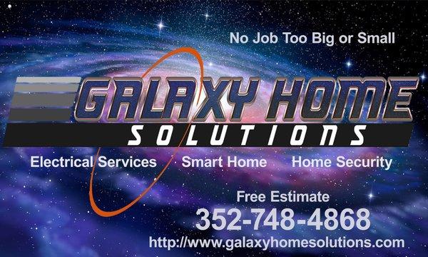 Galaxy Home Solutions licensed and insured Electrical Contractor.