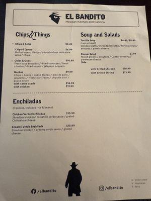 Menu 2/2