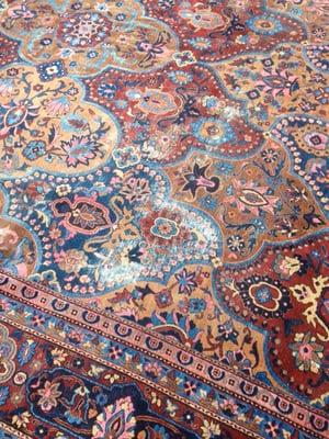 Color Restoration Process for Oriental Rugs