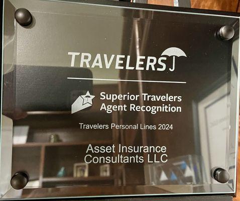 Asset Insurance Consultants Received Travelers Insurance S.T.A.R. Award 
Travelers Insurance has announced that Asset Insurance Consultants