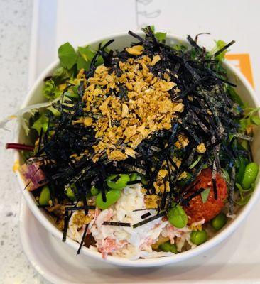 Poke bowl from Poki One N Half