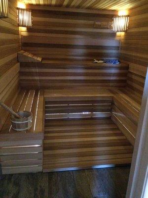 Beautiful sauna