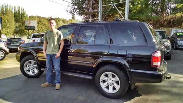 He got his first new Pathfinder from us. Curt was kinda bum as it was his demo and he loved it.