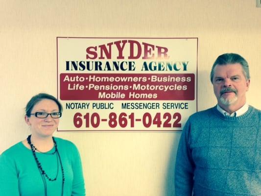 Katie and Craig of Snyder Insurance Agency