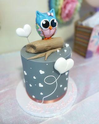 Owl Cake