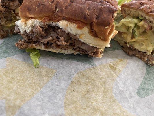 Steak & Cheese w/ Italian bread