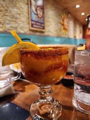 Shared this yummy Mango Lava Margarita