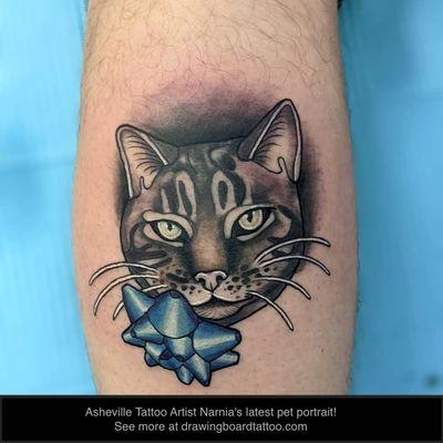 Asheville Tattoo Artist Narnia's latest pet portrait! See more at https://www.drawingboardtattoo.com and follow us on Instagram