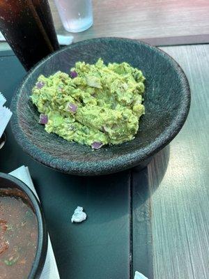 Table made guacamole