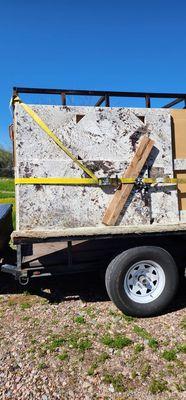 Counters made it safe and sound due to care taken during transport