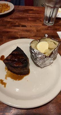 Filet and baked potato