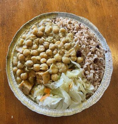 Curry Chickpeas & Tofu