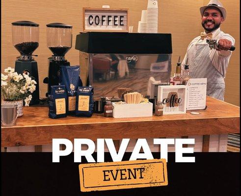 Our expert baristas, bartenders and professional servers are committed to making your event a great success!!