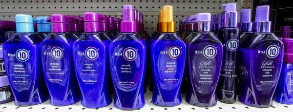 It's a 10! products are here at Camila's Beauty Supply and here to stay. We have Shampoos, Conditioners, Leave-ins, balms, and more.