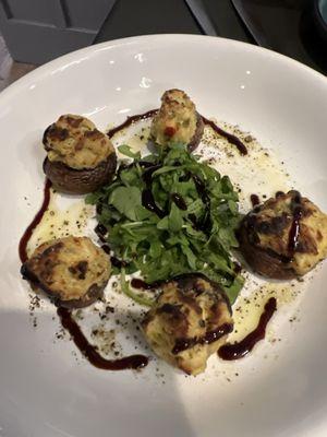 Artichoke stuffed mushrooms