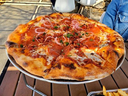 Spicy Meat Pizza