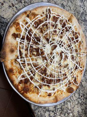 Chicken Bacon Ranch Pizza