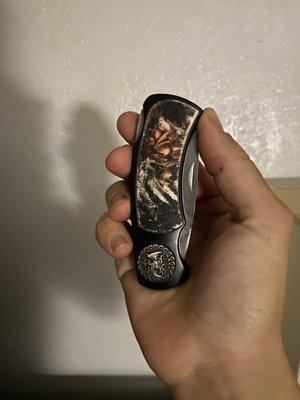 Sketchy pocket knife found in drawer