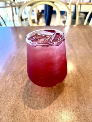 Fresh Pop! (Hibiscus Lemonade Seltzery)