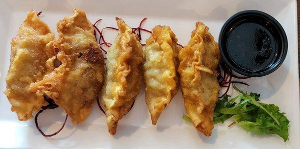 Gyoza, 5 pieces for $8