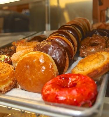 Fresh donuts delivered daily.