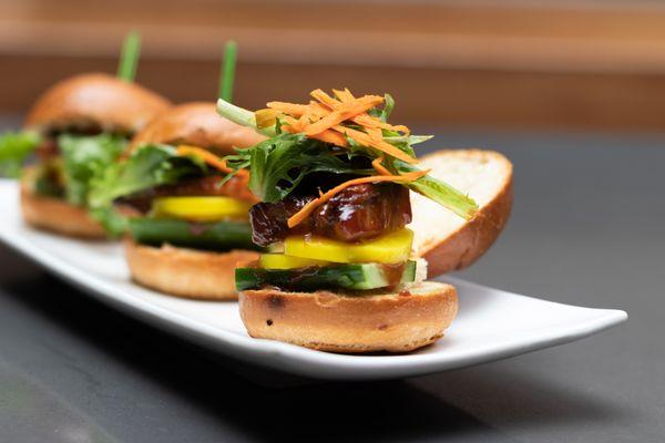 Pork belly sliders!