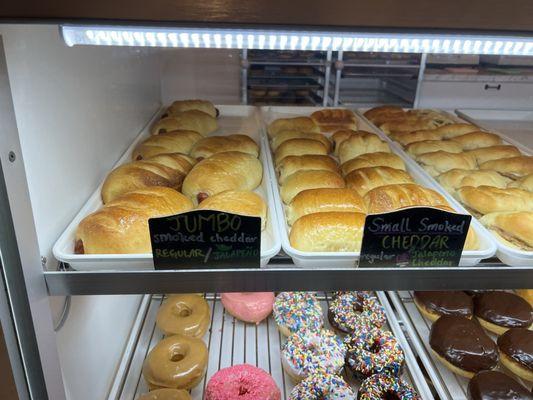 More Kolaches (aka pigs in a blanket) and of course donuts!!