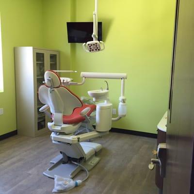 One of the treatment rooms