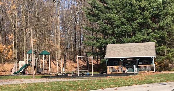 Playground at camp grounds