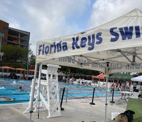 UM pool as we are at the CANES long course invitational 2022