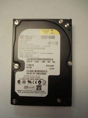 Western Digital, Hard Drive 160GB