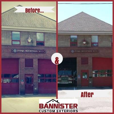 We're proud to have completed a re-roofing project at the Burlington Fire Station #5 for the Burlington Vermont Fire Department!