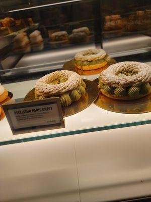 Pistachio Paris-Brest ($18.) Outstanding.