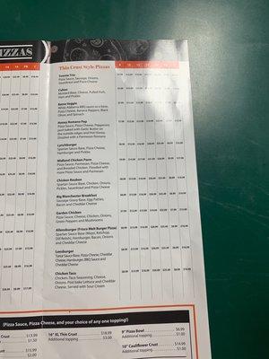 Specialty pizzas - page 3