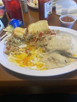 Chicken fried steak meal