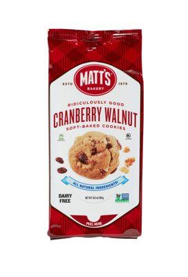 Matt's Soft Baked Cranberry Walnut Cookies 10.5oz