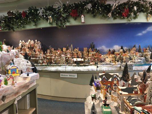 Dept 56 display in Christmas room 2.5.17