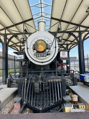 The famous engine 1673.  So much history with this engine in our Tucson area.