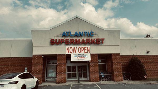 ATLANTIC SUPERMARKET SIGN