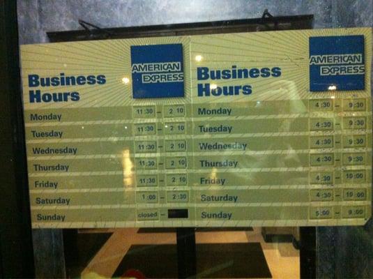 Business hours