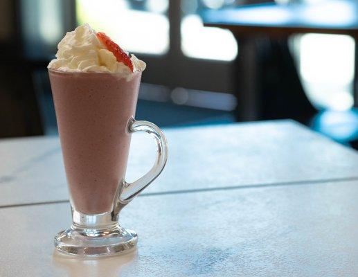 Try our delicious Strawberry Blonde Smoothie.