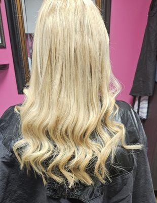 Fusion hair extensions