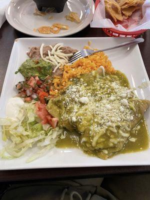 3 Piece Enchiladas Chicken