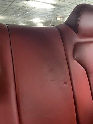 Someone really didn't care about this expensive interior