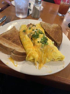 3 egg omelette