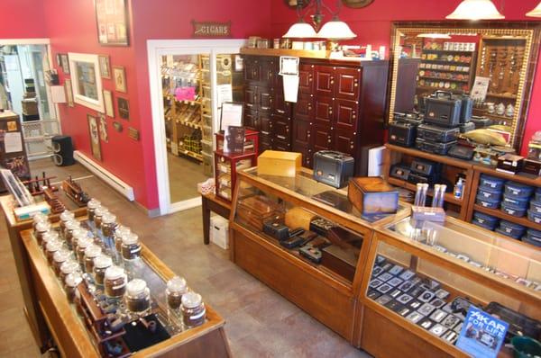 When you enter our shop you know right off that we carry only quality tobacco products.